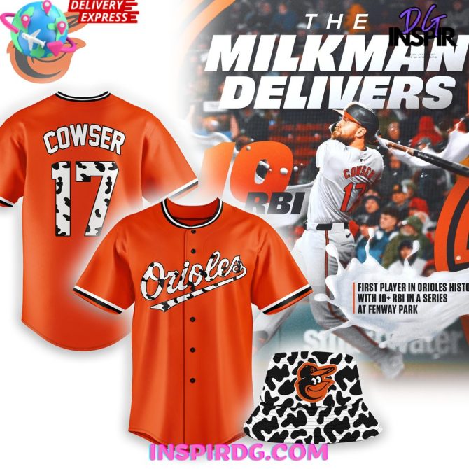 Baltimore Orioles Milkman Delivers Baseball Jersey