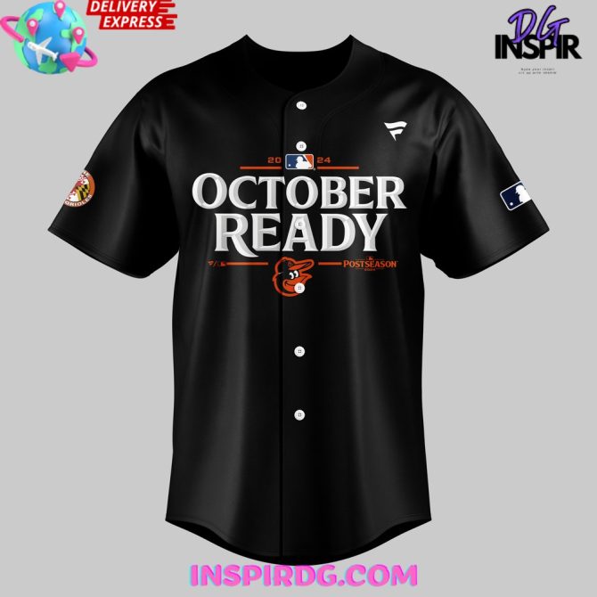 Baltimore Orioles October Ready Postseason 2024 Baseball Jersey - Image 2