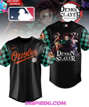 Baltimore Orioles X Demon Slayer Limited Baseball Jersey