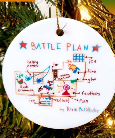 Battle Plan Kevin Mccalliste Home Alone Christmas Ornament