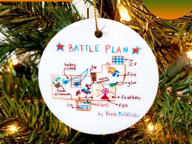 Battle Plan Kevin Mccalliste Home Alone Christmas Ornament