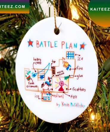 Battle Plan Kevin Mccallister Home Alone Christmas Ornament