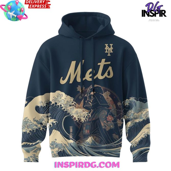 Lord Vader X New York Mets 2025 All Over Print Hoodie - Image 2