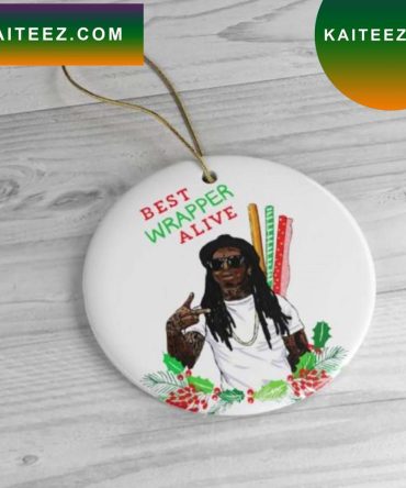 Best Wrapper Alive Christmas Circle Ornament