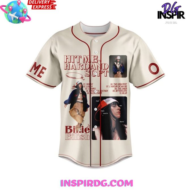 Billie Eilish Rolling Stone Special Baseball Jersey - Image 4
