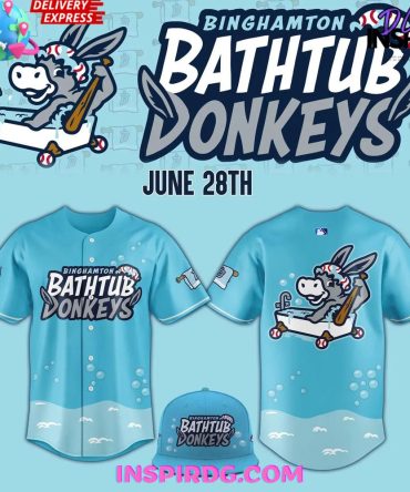Binghamton Rumble Ponies Bathtub Donkeys 2025 Baseball Jersey