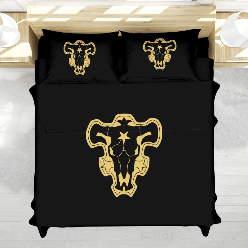 Black Bulls Black Clover Bedding Set - Image 5