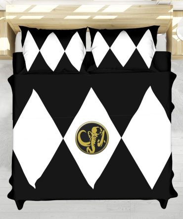 Black Ranger Mighty Morphin Power Rangers Bedding Set