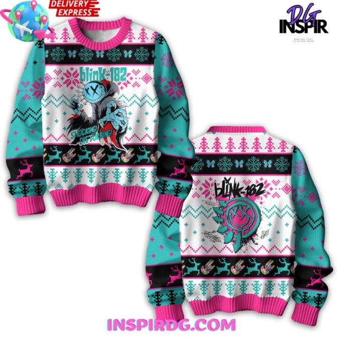Blink-182 Shocking Disturbing Special Ugly Sweater - Image 2