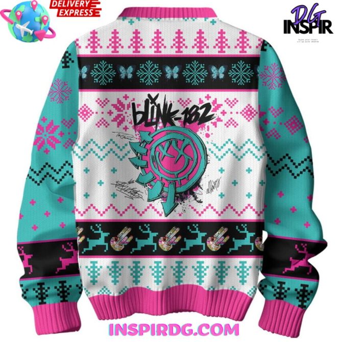 Blink-182 Shocking Disturbing Special Ugly Sweater - Image 4