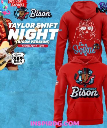 Bloomington Bison X Taylor Swift Special Edition All Over Print Hoodie