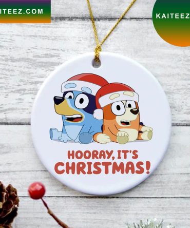 Bluey And Bingo Inspired Christmas Ornament