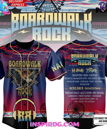Boardwalk Rock Ocean City Maryland Special Baseball Jersey