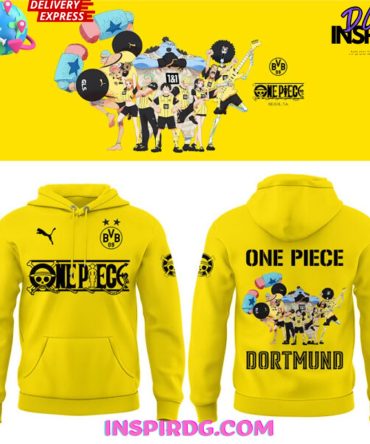 Borussia Dortmund X One Piece Limited Edition All Over Print Hoodie