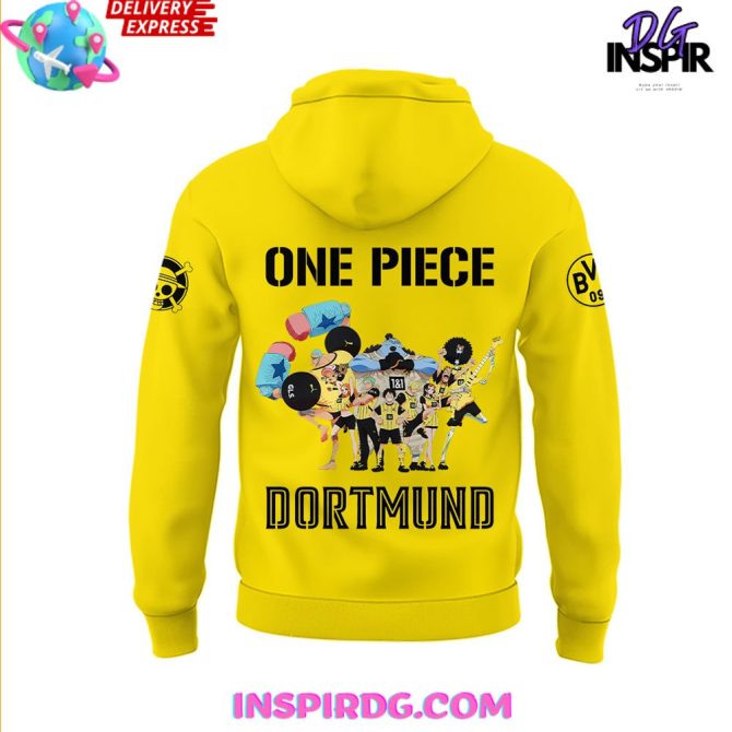 Borussia Dortmund X One Piece Limited Edition All Over Print Hoodie - Image 3