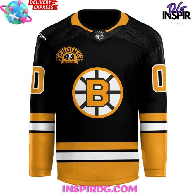 Boston Bruins Centennial Uniform Hockey Jersey - Image 2