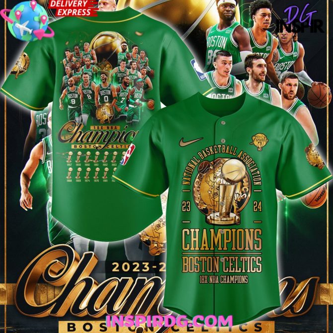 Boston Celtics 18-Time Nba Finals Champions Jersey