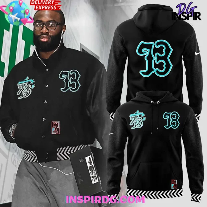 Boston Celtics Jaylen Brown 2025 Limited Edition All Over Print Hoodie