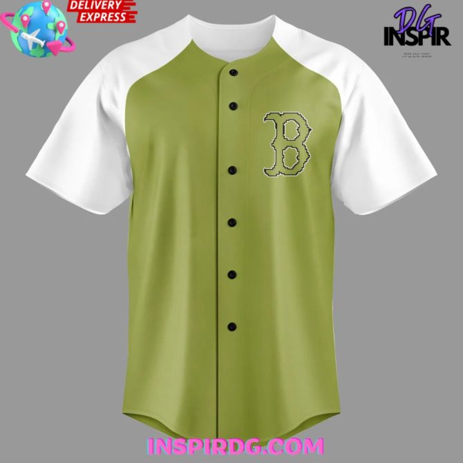 Boston Red Sox X A Minecraft Movie 2025 Baseball Jersey - Image 2