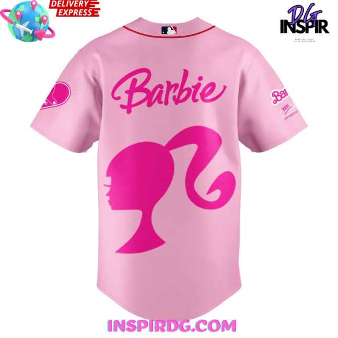 Boston Red Sox Barbie Night Game 2024 Baseball Jersey - Image 3