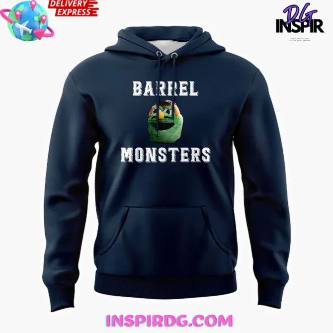 Boston Red Sox Barrel Monsters Special All Over Print Hoodie - Image 2