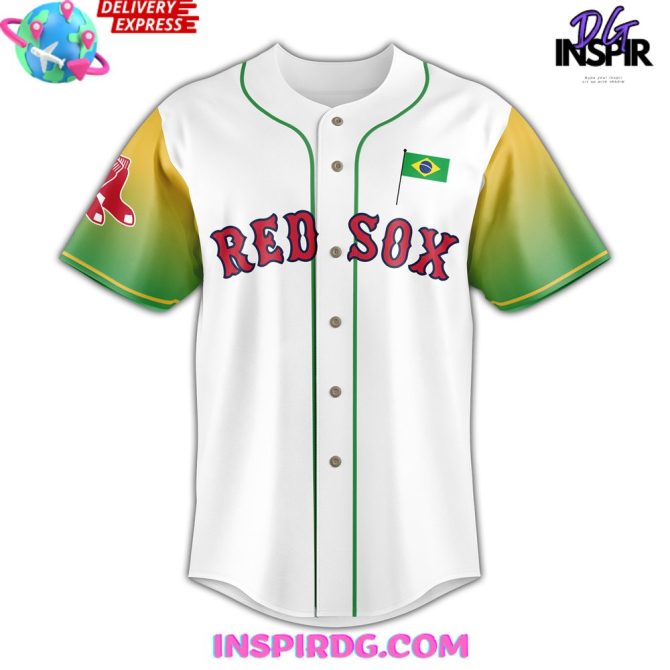 Boston Red Sox Brazilian Celebration Baseball Jersey - Image 2