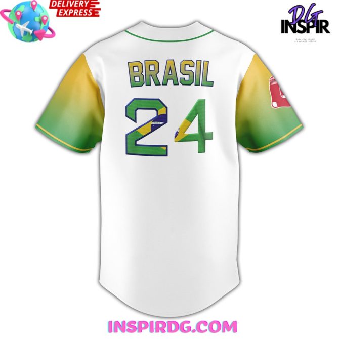 Boston Red Sox Brazilian Celebration Baseball Jersey - Image 3
