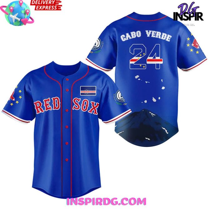 Boston Red Sox Cabo Verde 2024 Baseball Jersey - Image 2