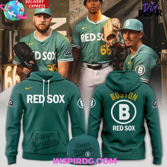 Boston Red Sox Green Monster 2025 All Over Print Hoodie