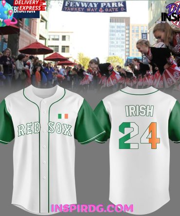 Boston Red Sox Irish Celebration 2024 Baseball Jersey