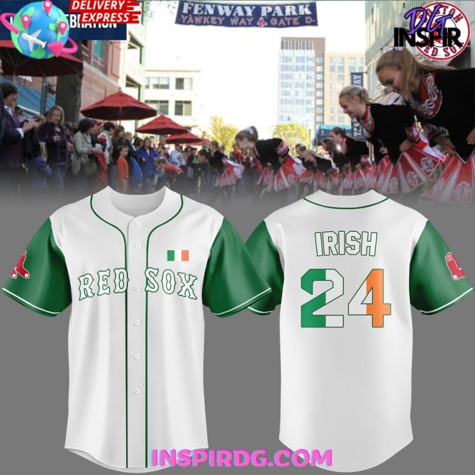 Boston Red Sox Irish Celebration 2024 Baseball Jersey