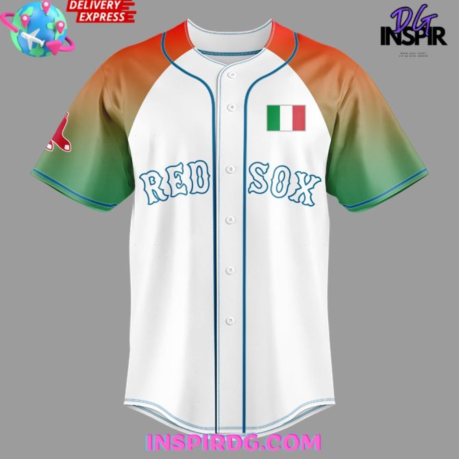 Boston Red Sox Italian Celebration Night Jersey - Image 3