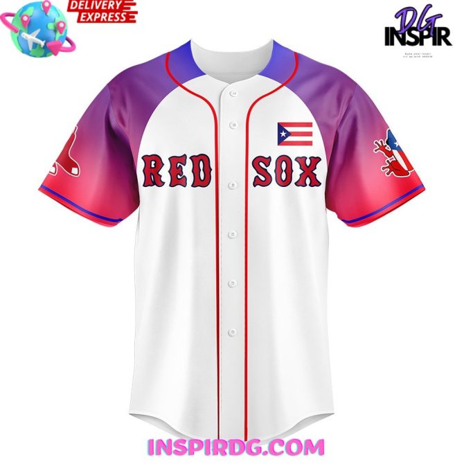 Boston Red Sox Puerto Rican Night 2024 Baseball Jersey - Image 2