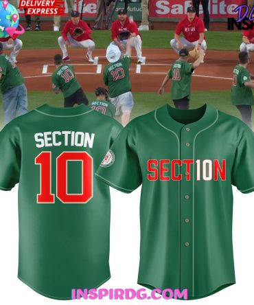 Boston Red Sox Section 10 Baseball Jersey