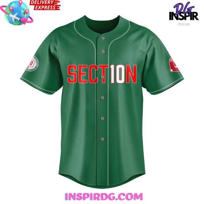 Boston Red Sox Section 10 Baseball Jersey - Image 2