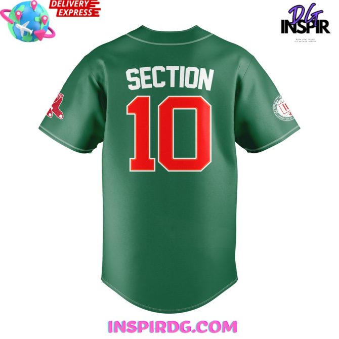 Boston Red Sox Section 10 Baseball Jersey - Image 3