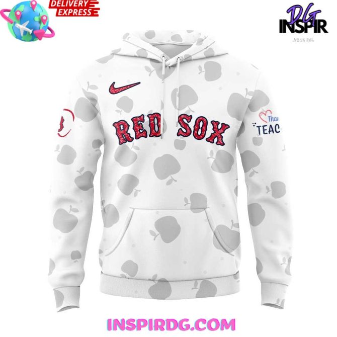 Red Sox Teacher Appreciation Hoodie - Perfect Gift For Educators! - Image 2