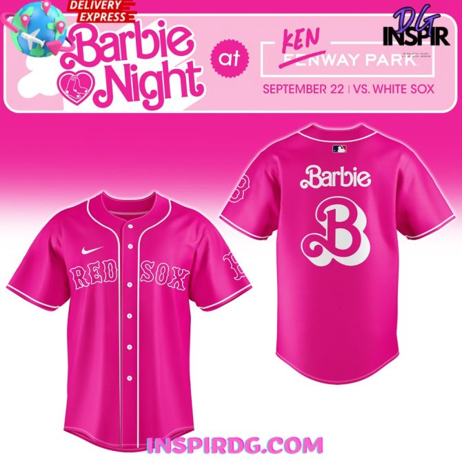 Boston Red Sox X Barbie Night 2024 Jersey