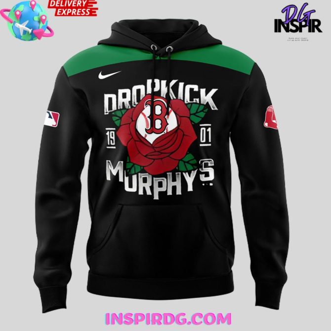 Boston Red Sox X Dropkick Murphys Night 2025 All Over Print Hoodie - Image 2