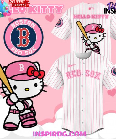 Boston Red Sox X Hello Kitty Night 2024 Baseball Jersey