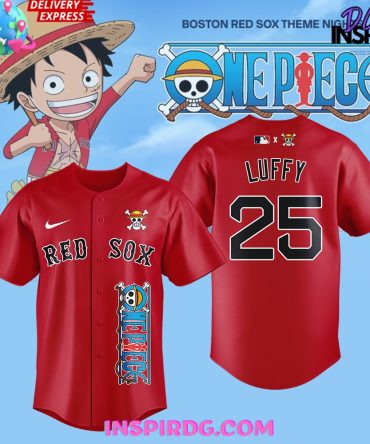 Boston Red Sox X One Piece Anniversary Special Baseball Jersey