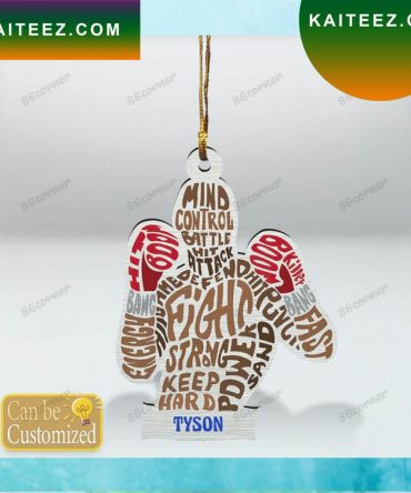 Boxing Custom Christmas Ornament