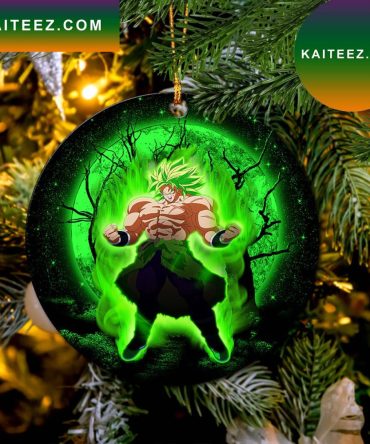 Broly Moonlight Mica Circle Ornament Perfect Gift For Holiday