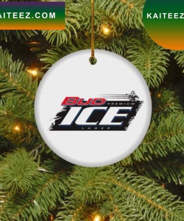 Bud Ice Christmas Circle Ornament