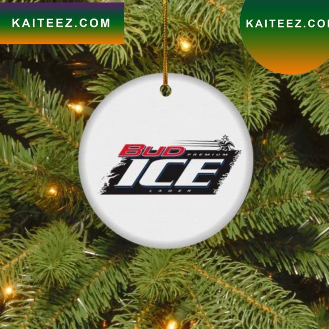 Bud Ice Christmas Circle Ornament