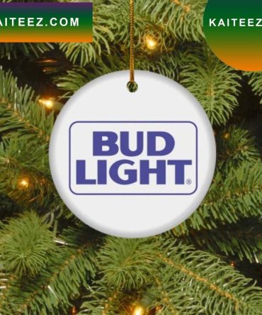 Bud Light Christmas Circle Ornament