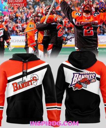 Buffalo Bandits 2025 Nll Cup New Limited Edition All Over Print Hoodie