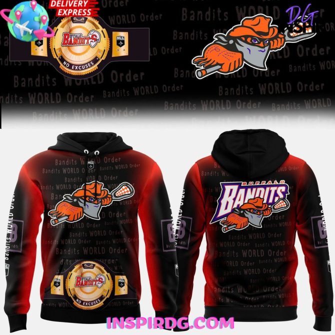 Buffalo Bandits Wrestling Night 2025 All Over Print Hoodie