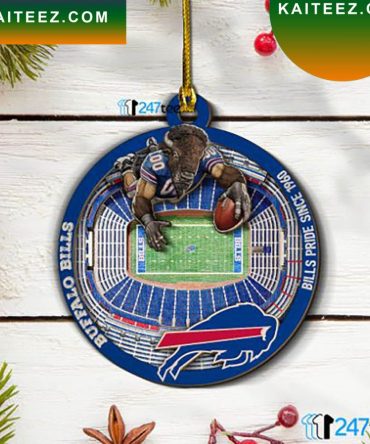 Buffalo Bills Nfl Stadium Christmas  Christmas Ornament