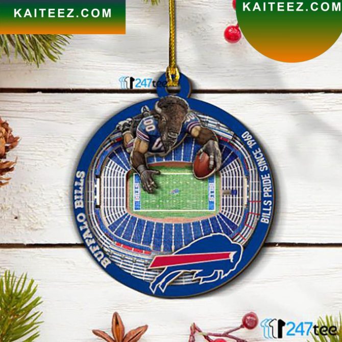 Buffalo Bills Nfl Stadium Christmas  Christmas Ornament